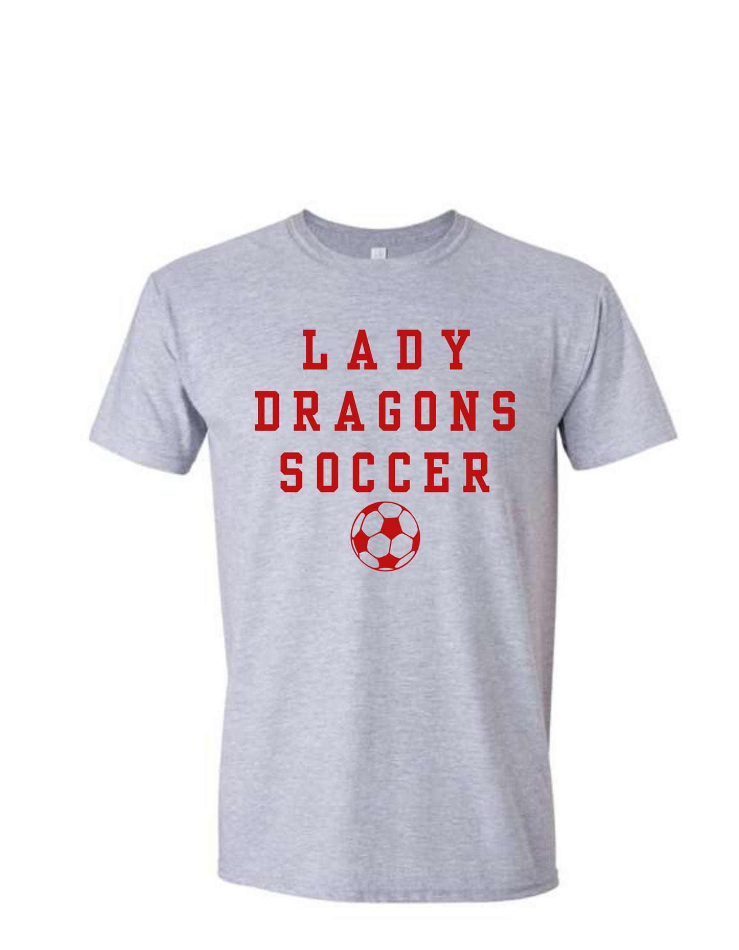 Retro Lady Dragons Soccer Tee