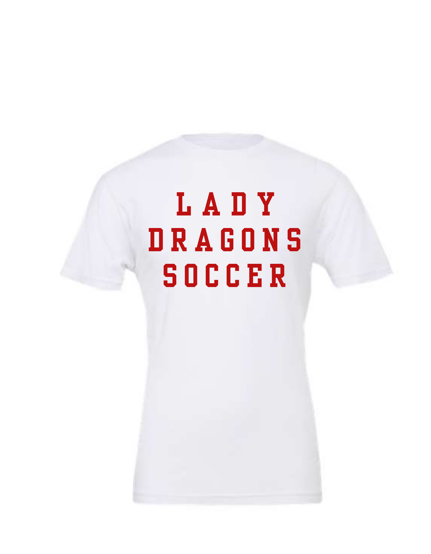 Retro Lady Dragons Soccer Tee