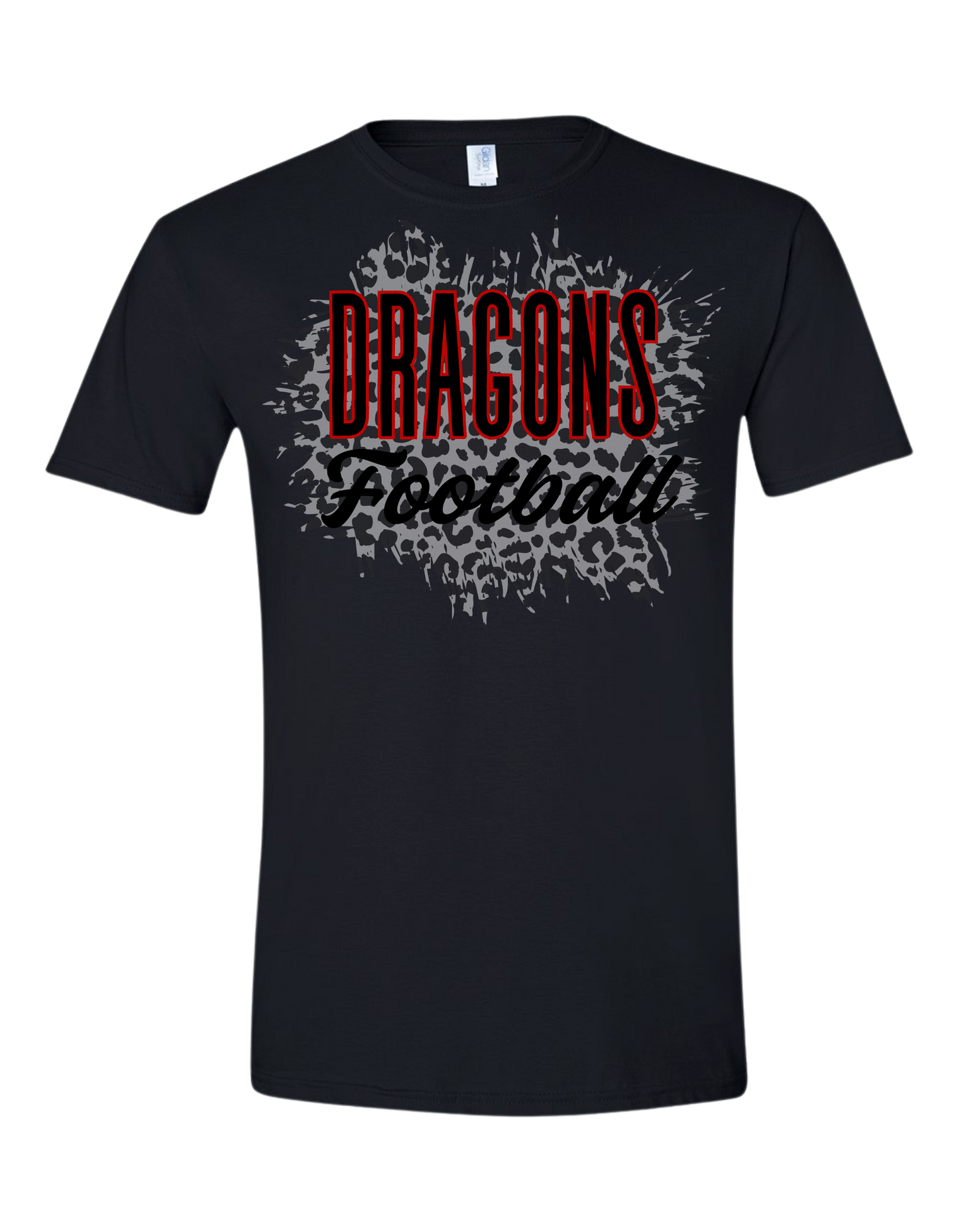 Cheetah Print Dragons Football