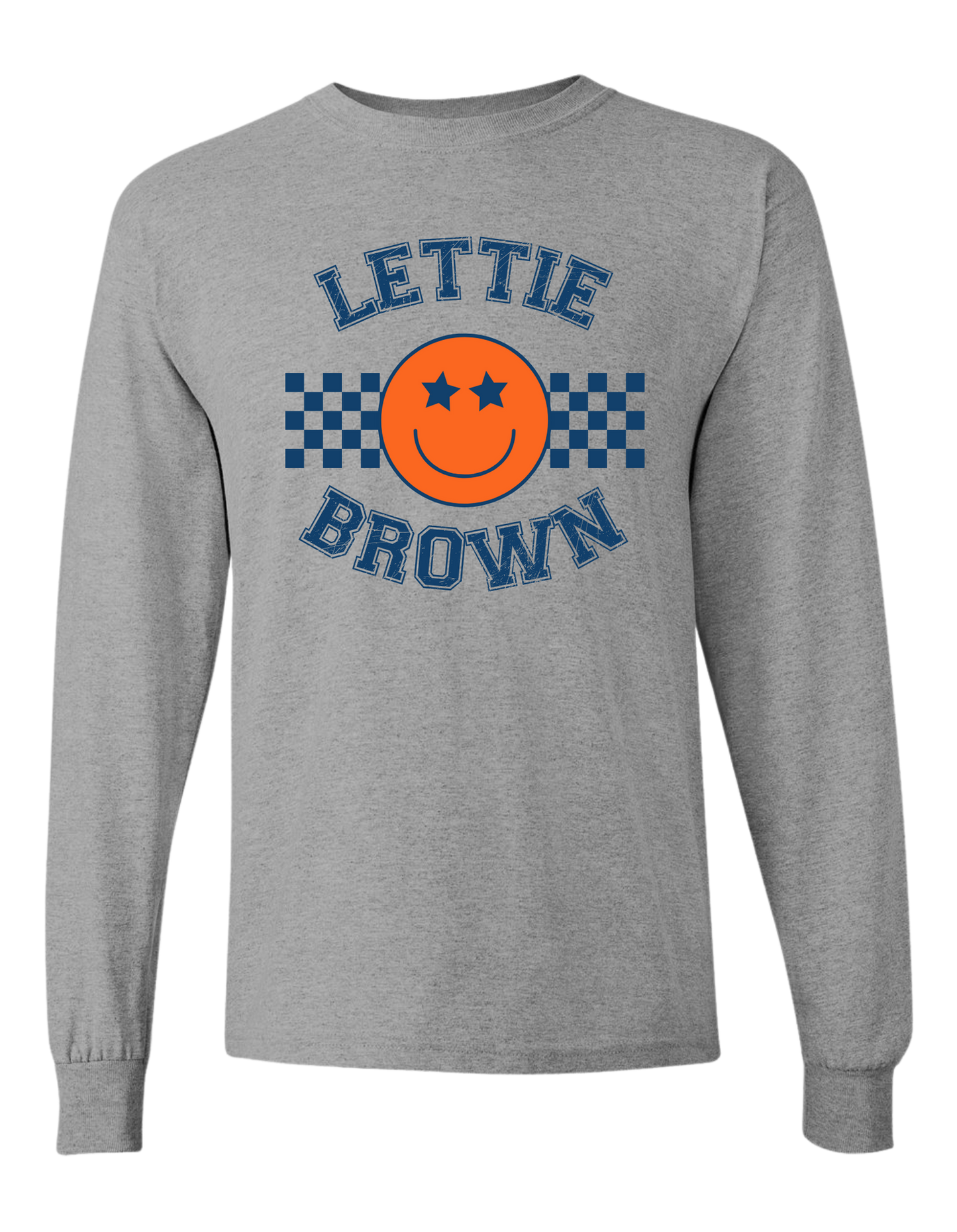 Checkered Lettie Brown