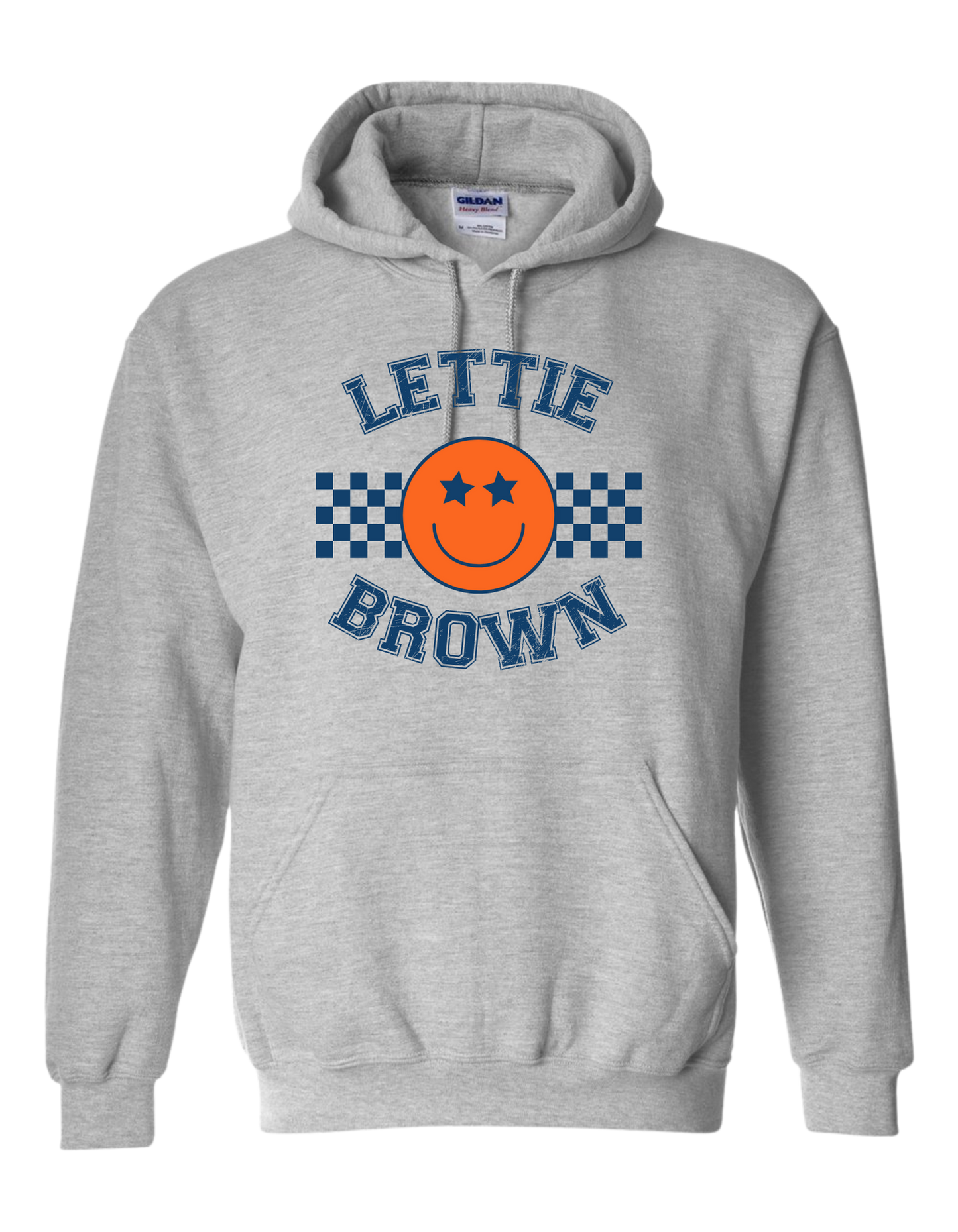 Checkered Lettie Brown