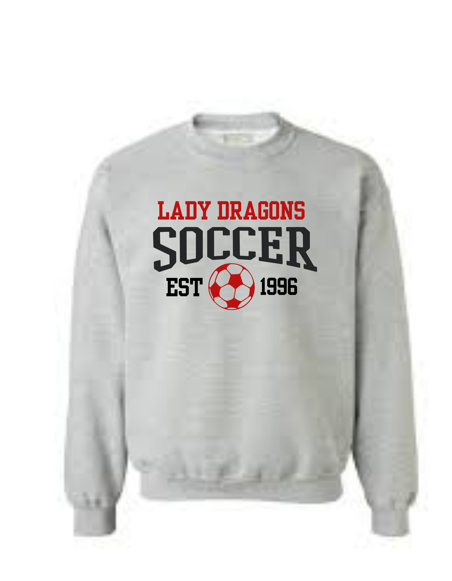 Lady Dragons Varsity Arch Crewneck