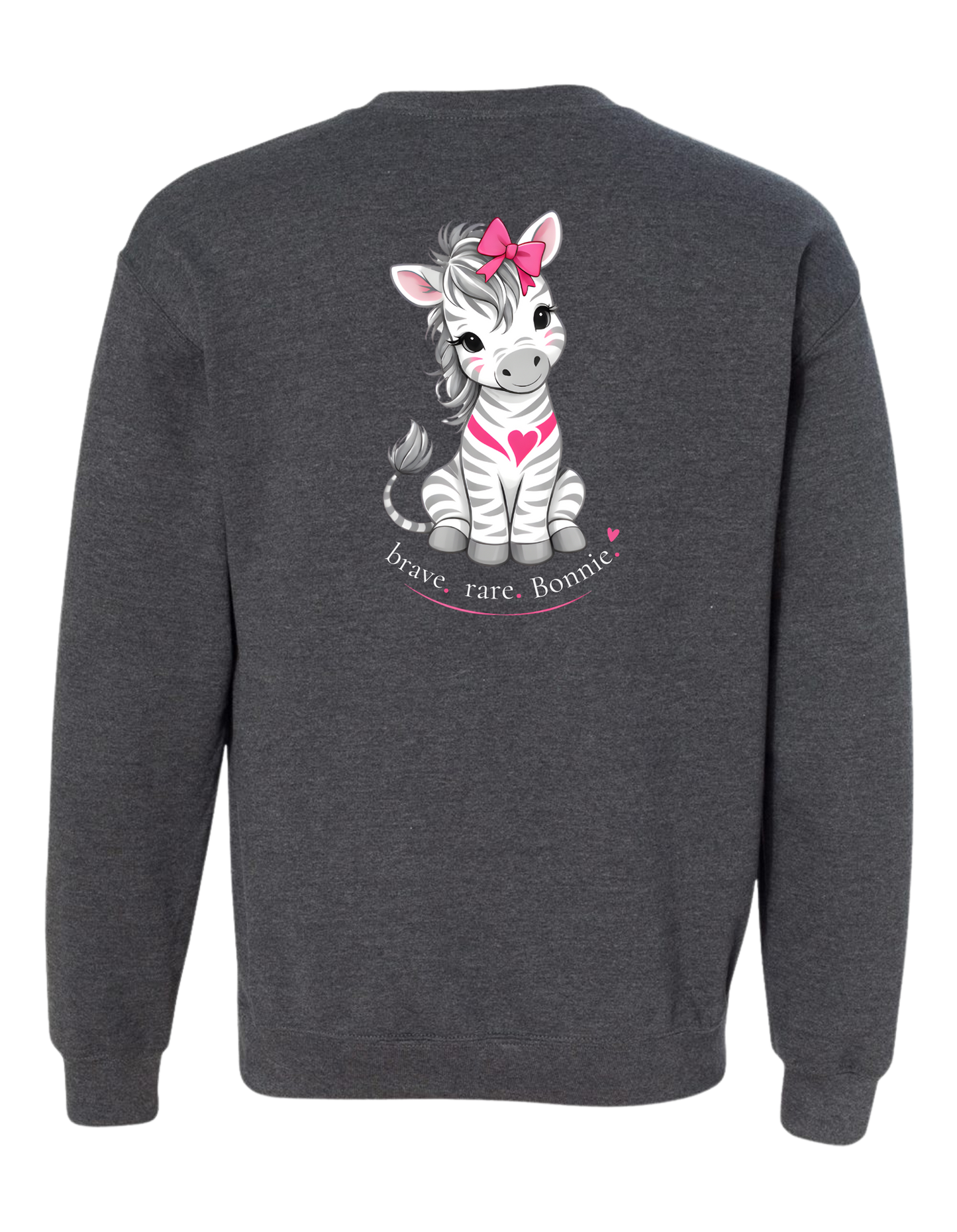 brave. rare. Bonnie. Crewneck