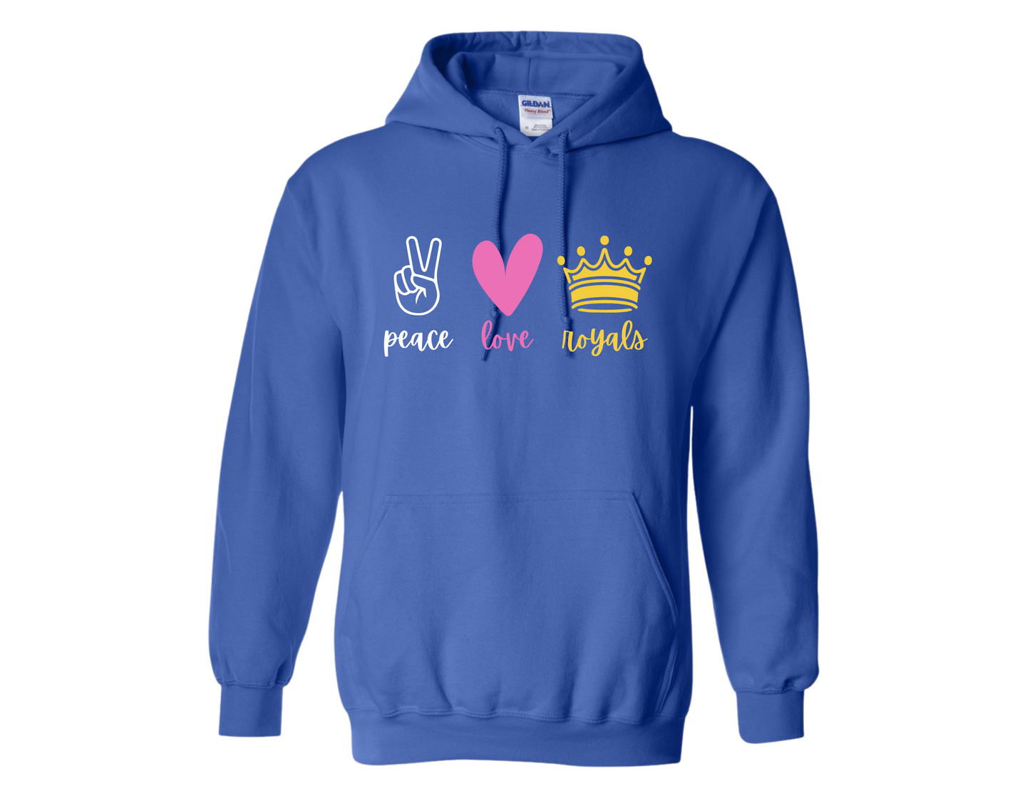 GILDAN: Peace Love Royals