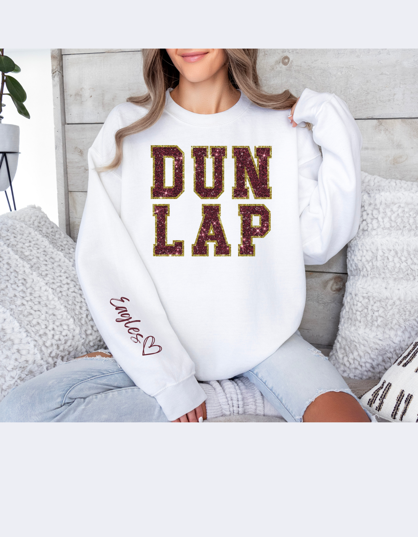 Dunlap Faux Rhinestone Sweatshirt