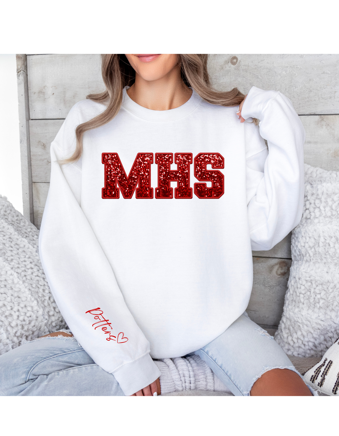 "MHS" Faux Rhinestone (Copy)