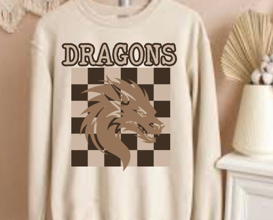 Dragons Neutral Checkered