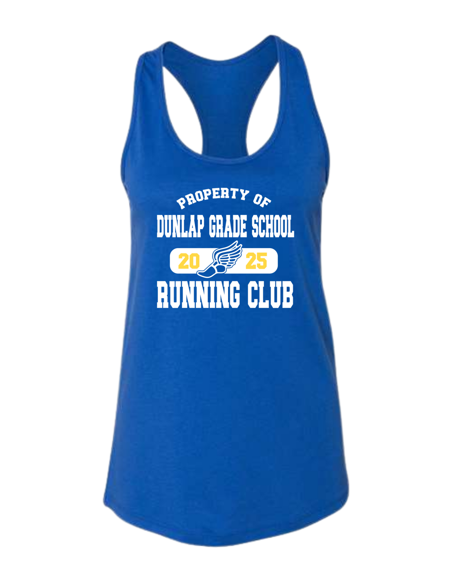 Property of DGS Running Club Women's Racerback Tank