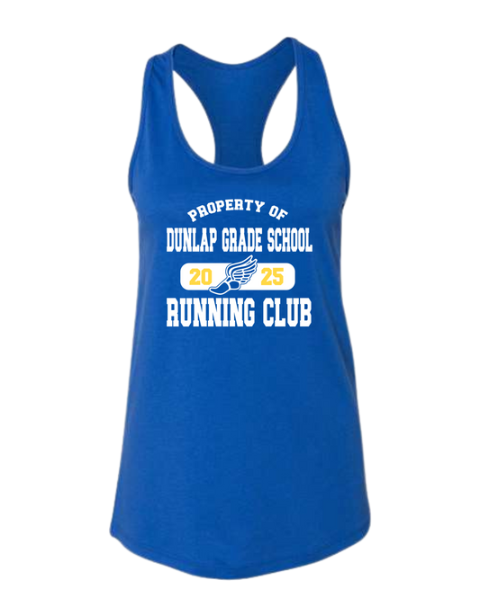 Property of DGS Running Club Women's Racerback Tank