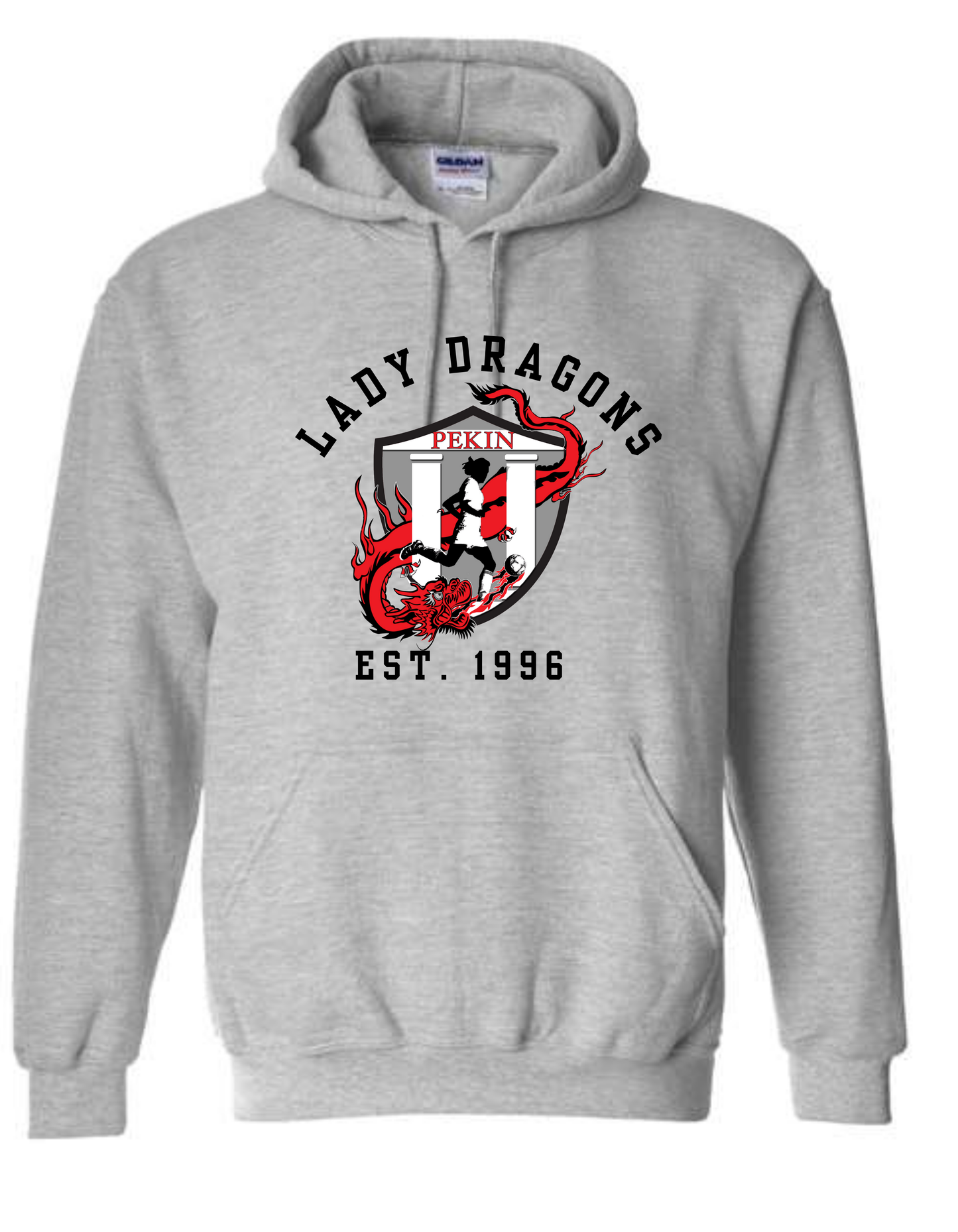 Lady Dragons Logo Hoodie