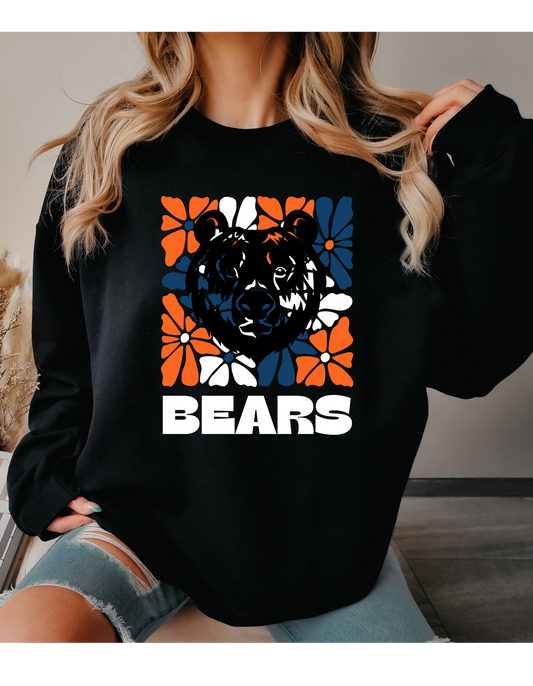 Bears Flower Print