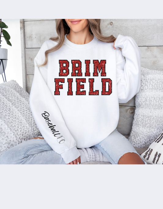 Brimfield Faux Rhinestone Sweatshirt