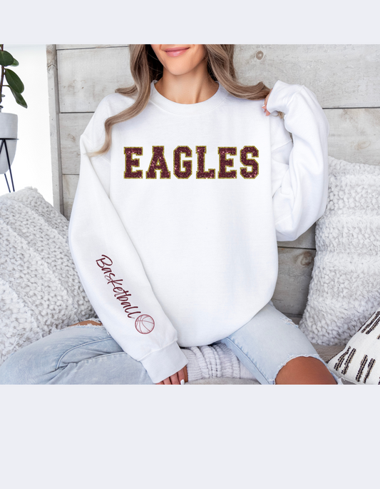 Eagles Faux Rhinestone Sweatshirt