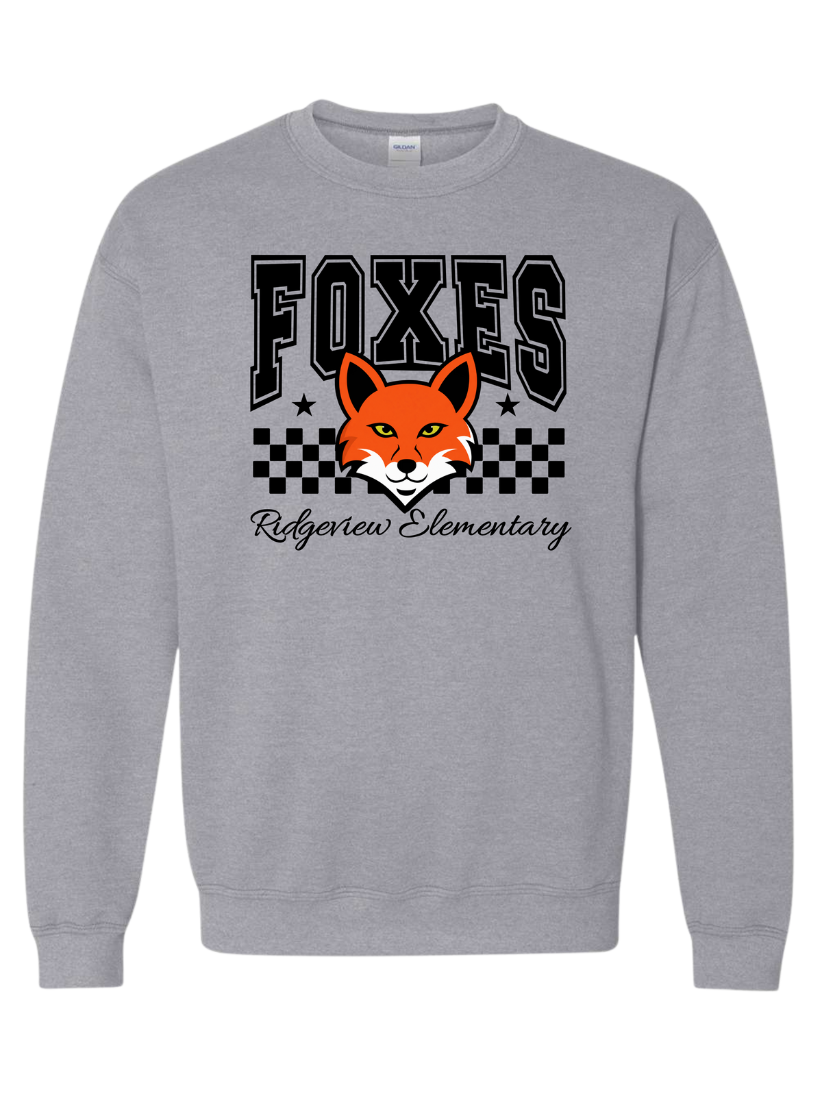 Foxes Retro Mascot