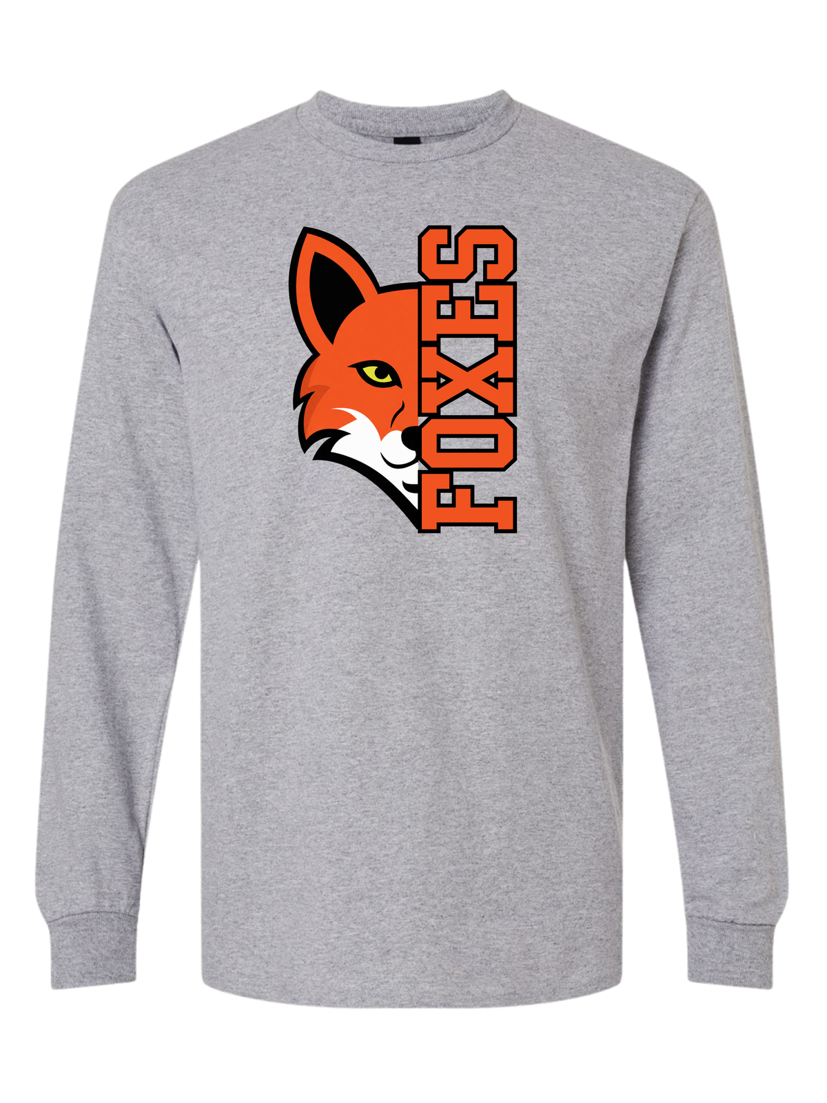 Foxes Vertical Mascot