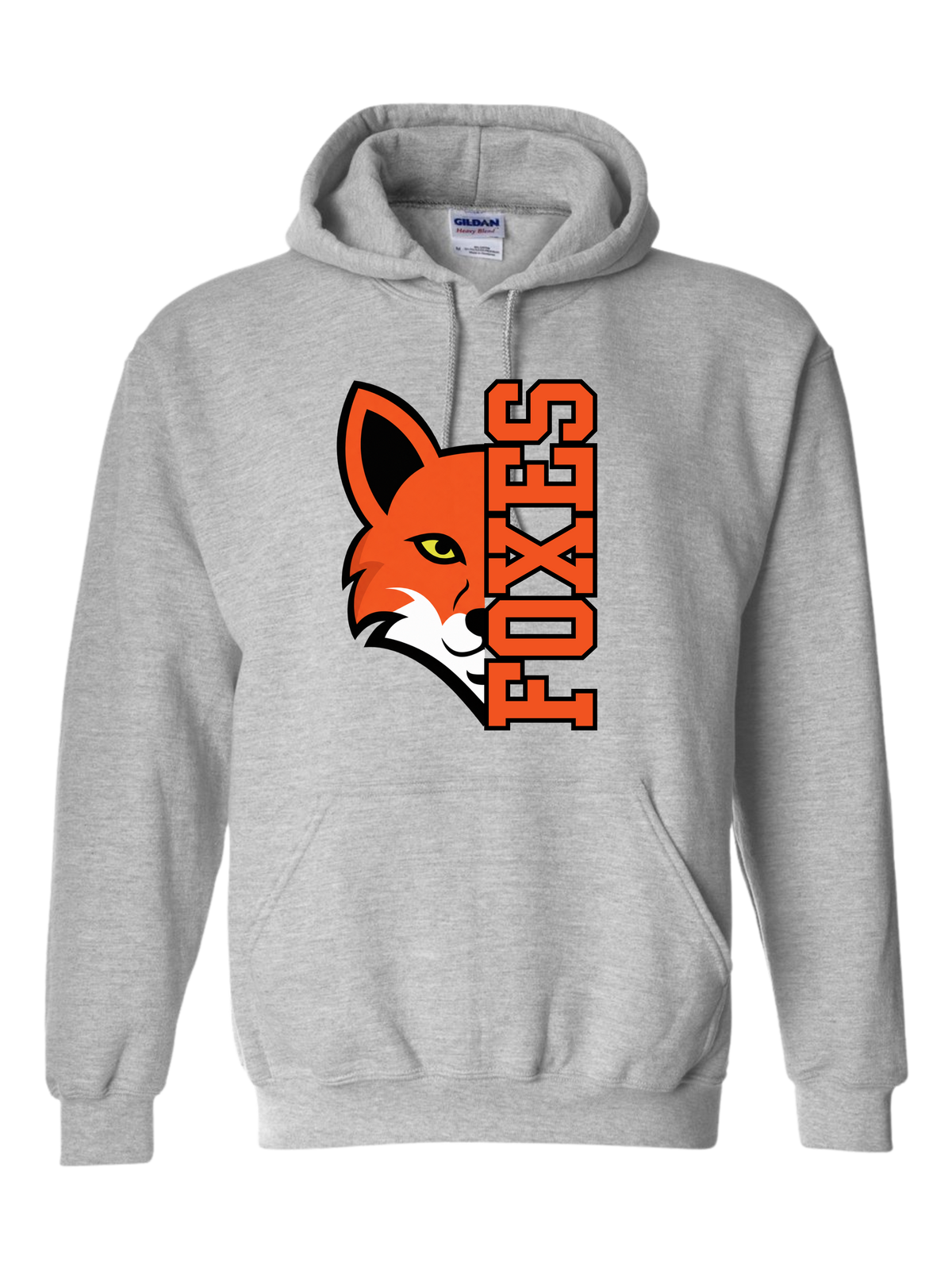 Foxes Vertical Mascot