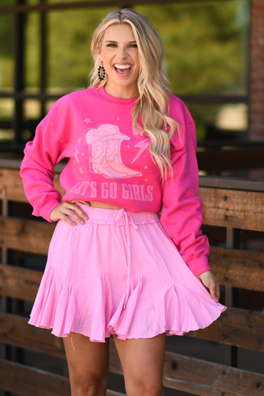 Let’s Go Girls Boots Sweatshirt