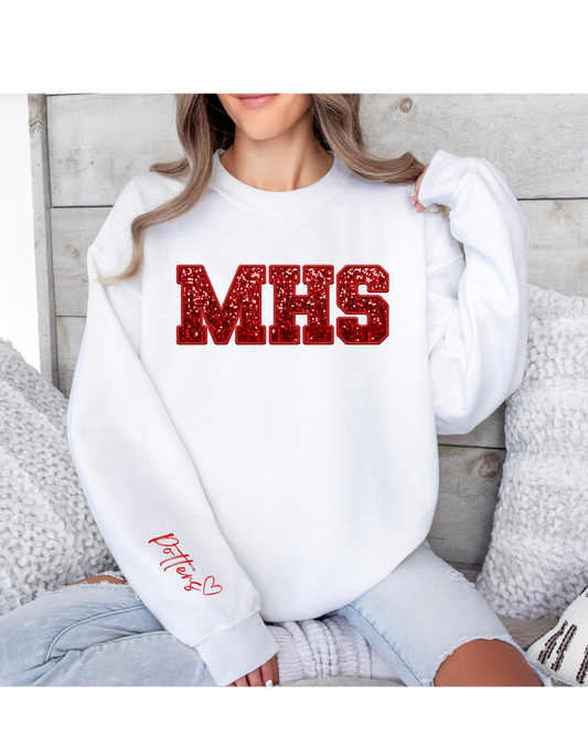 "MHS" Faux Rhinestone (Copy)