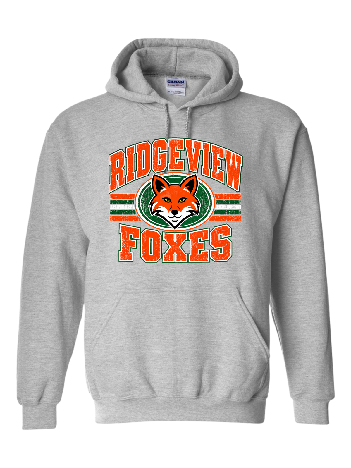 Ridgeview Foxes Retro Mascot