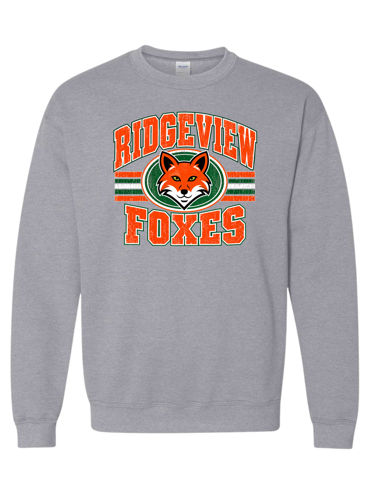 Ridgeview Foxes Retro Mascot