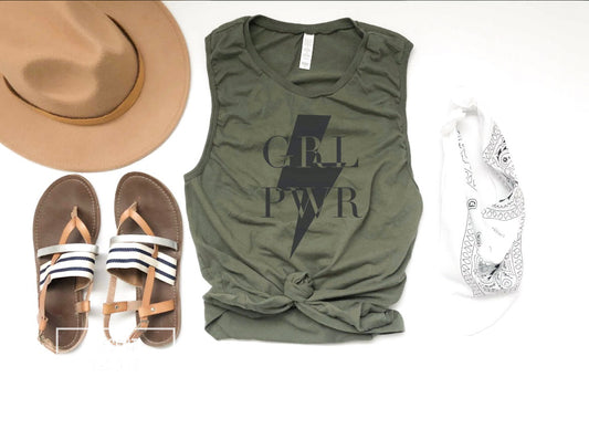 Girl Power Muscle Tank